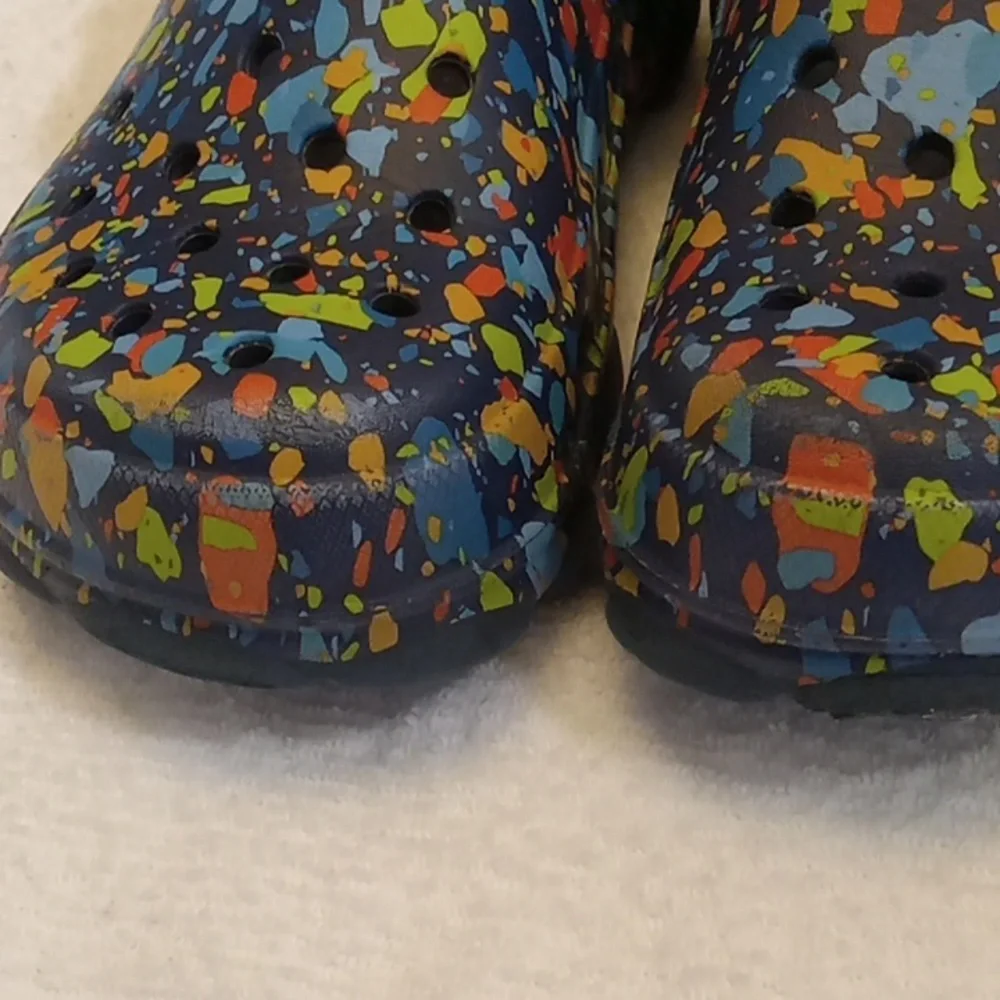 Kids classic all Terrain Terrazzo Crocs size 1 - Picture 5 of 5